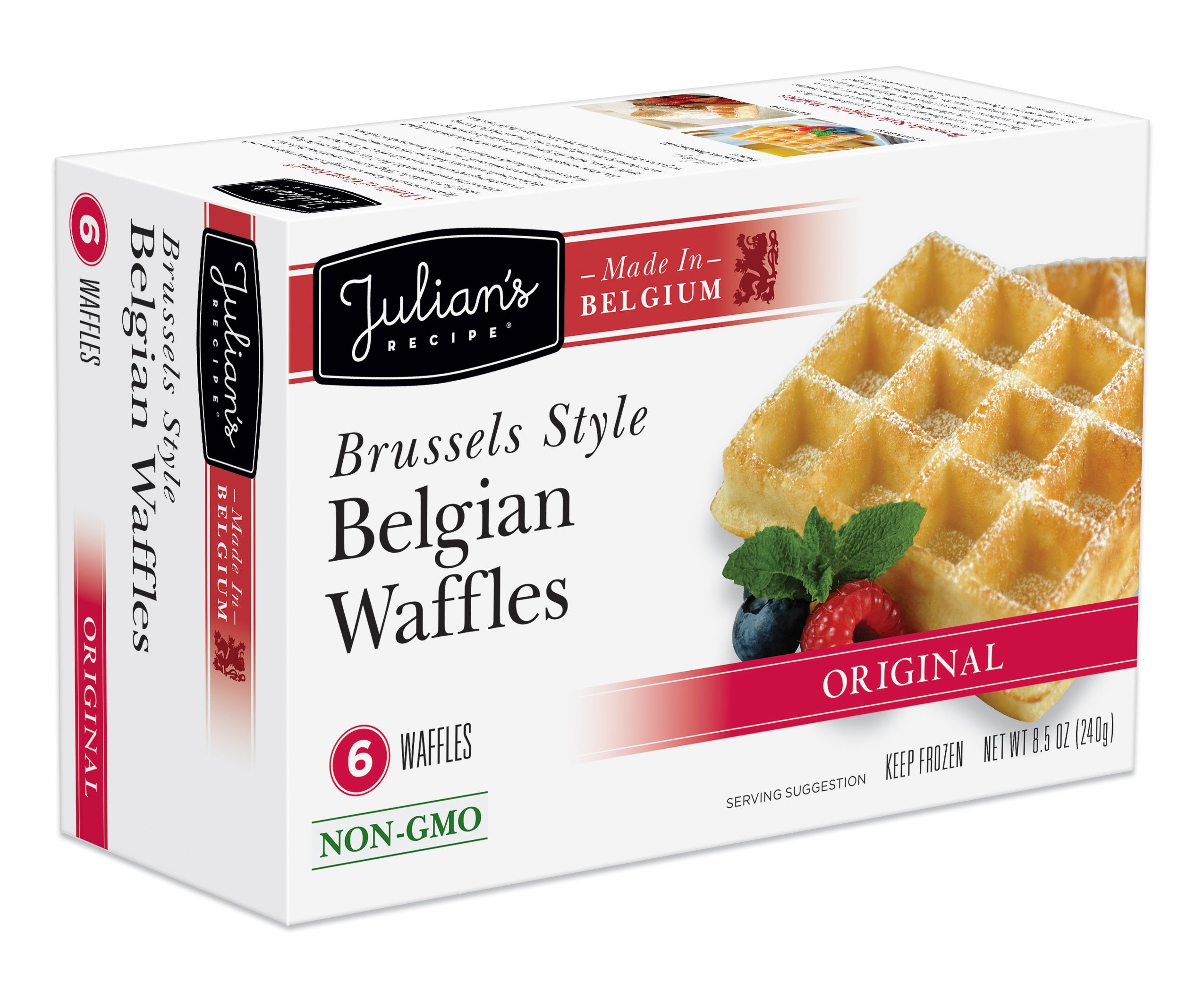 Julian’s Recipe Original Brussels Style Belgian Waffles Case