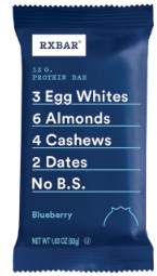 Rxbar Blueberry Protein Bar, 1.83 Ounce -- 72 per case.