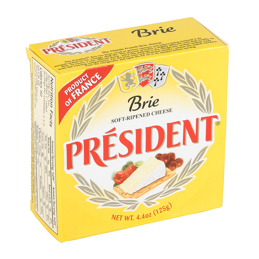President Brie Cheese Wheel Case FoodServiceDirect