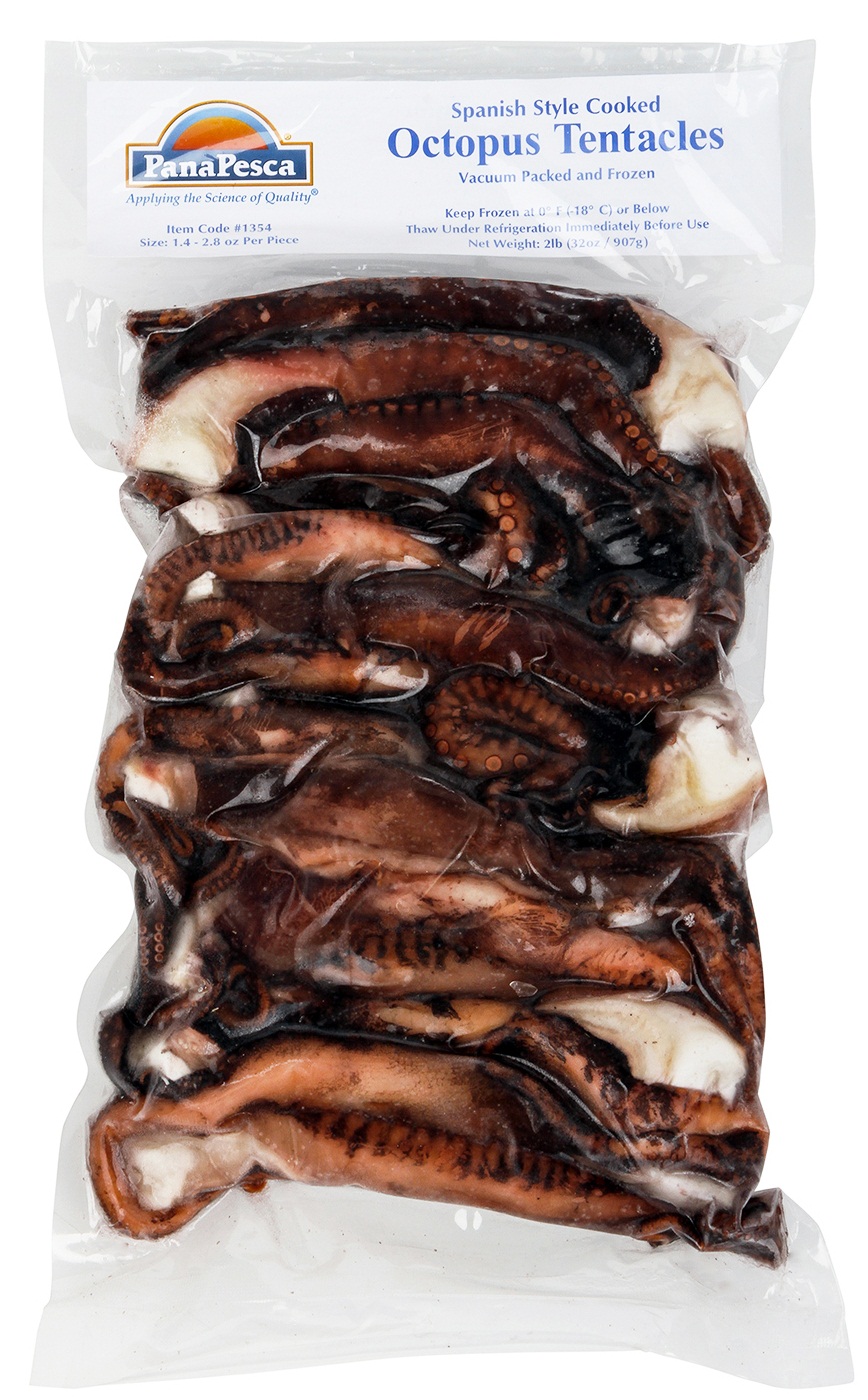 PanaPesca Spanish Style Cooked Octopus Tentacles, 2.8 Ounce -- 5 per Case.