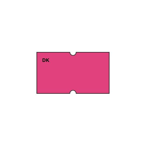 Daymark Duramark Dm3 1-line Fluorescent Pink Date Coder Label, 1000 Count -- 8 Per Case