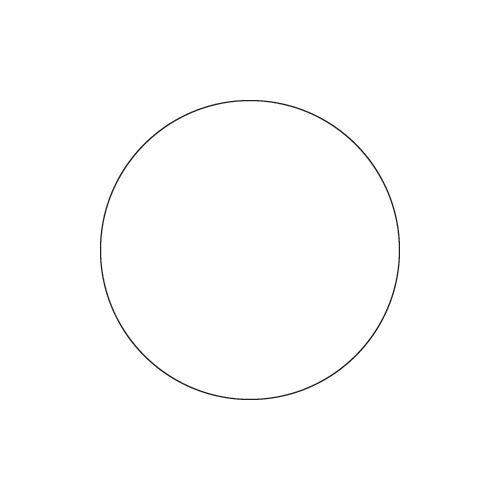Daymark Duramark Round Permanent Solid White Color Label, 1 Inch -- 12 Per Case
