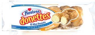 Donettes Single Serve Crunch Mini Donuts, 4 Ounce -- 60 Per Case