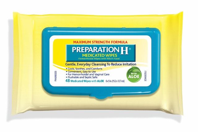 Preparation H Medicated Wipe, 3 Box Count -- 8 Per Case
