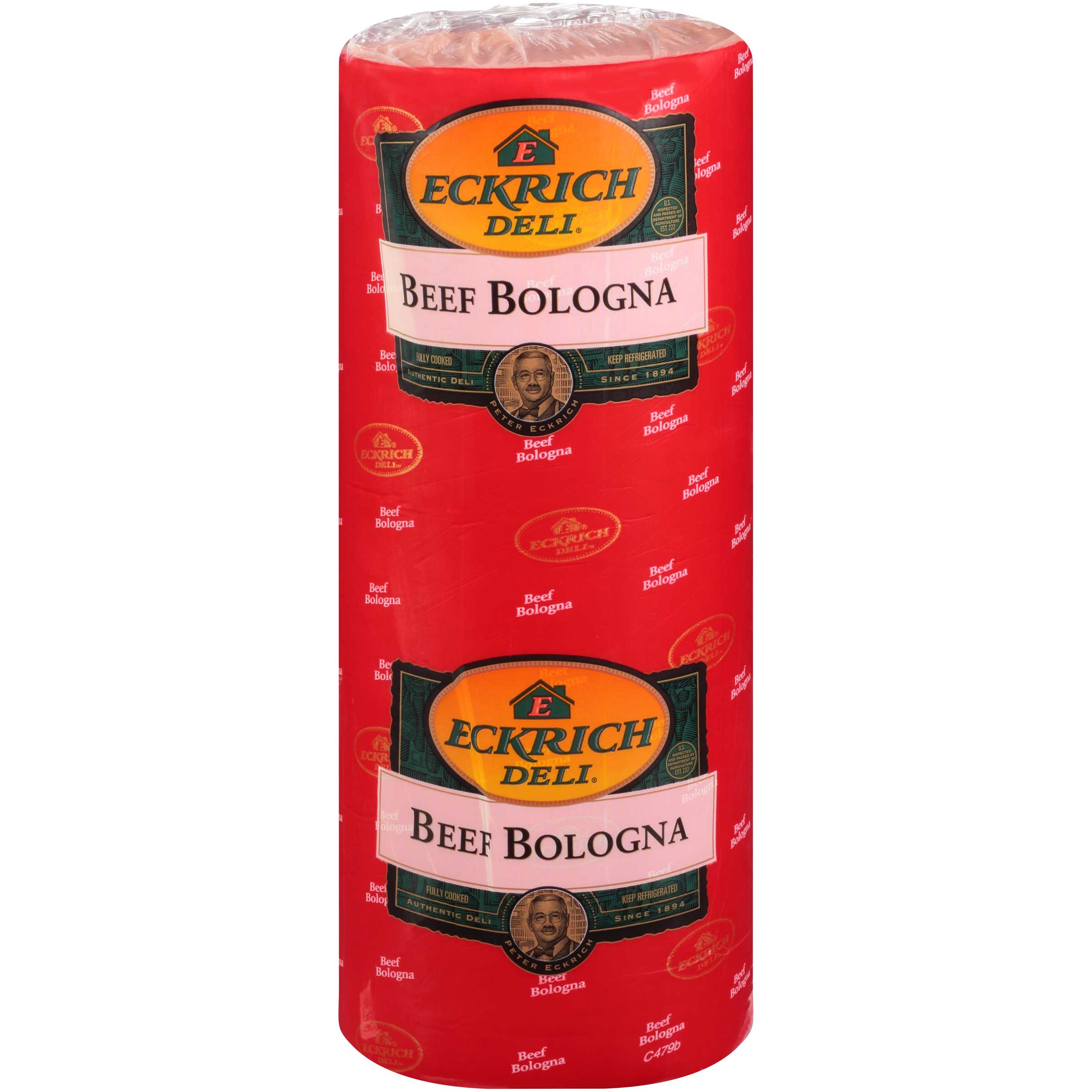 Eckrich Deli Premium Beef Bologna, 10 Pound -- 2 Per Case