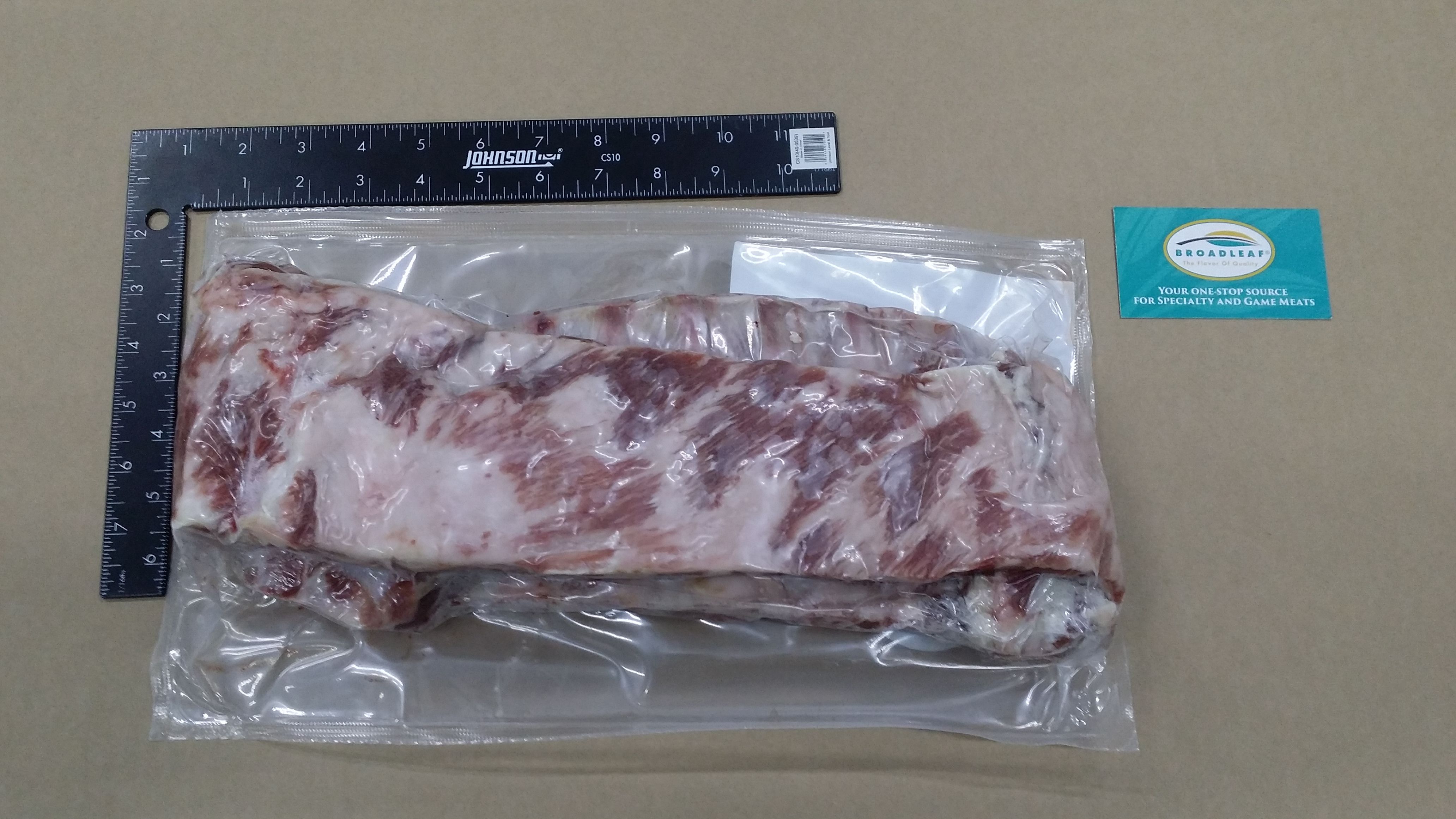 Vallehermoso Iberico Pork Spare Rib, 10 Pound -- 2 Per Case