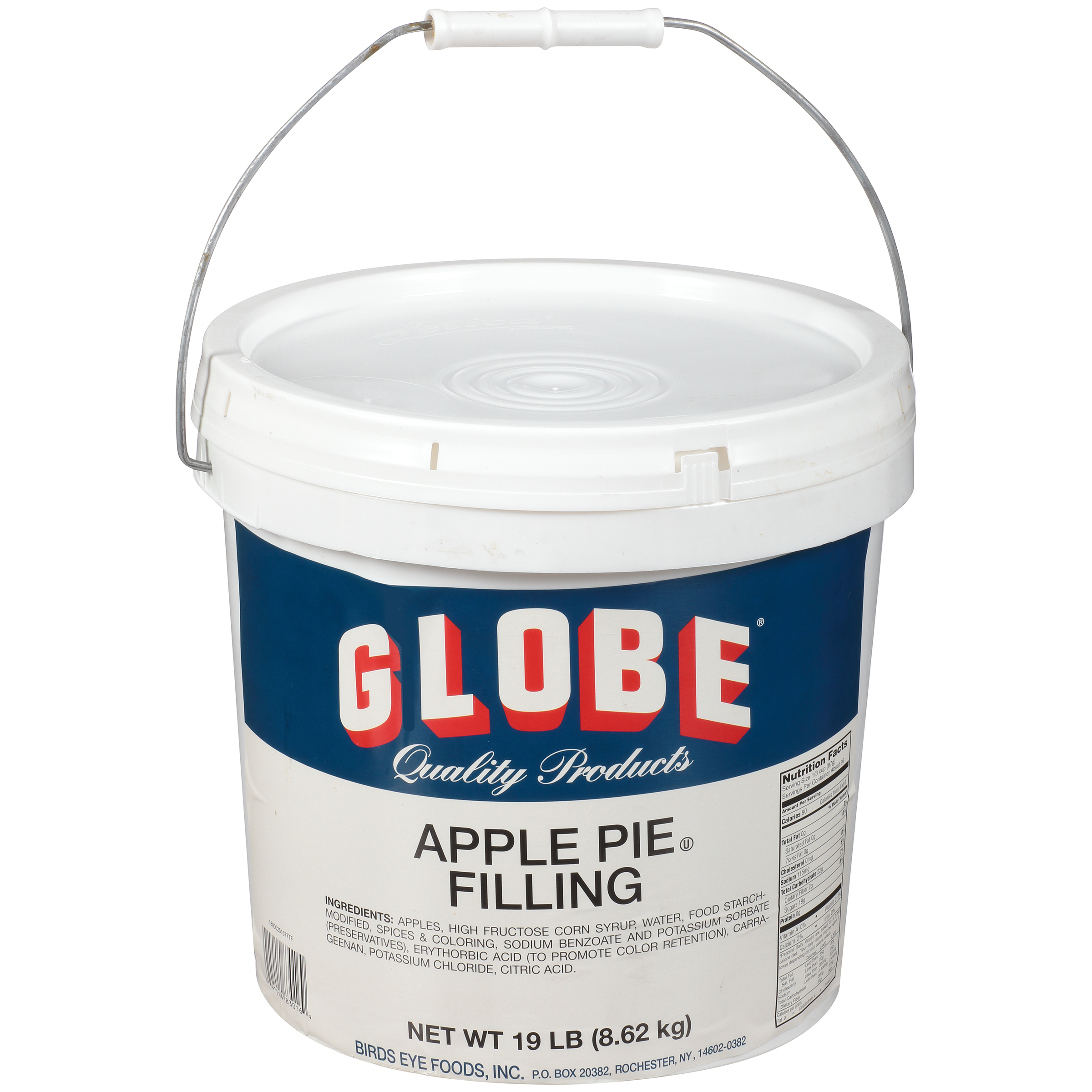 Globe Apple Filling, 2 Gal, 1 Pail