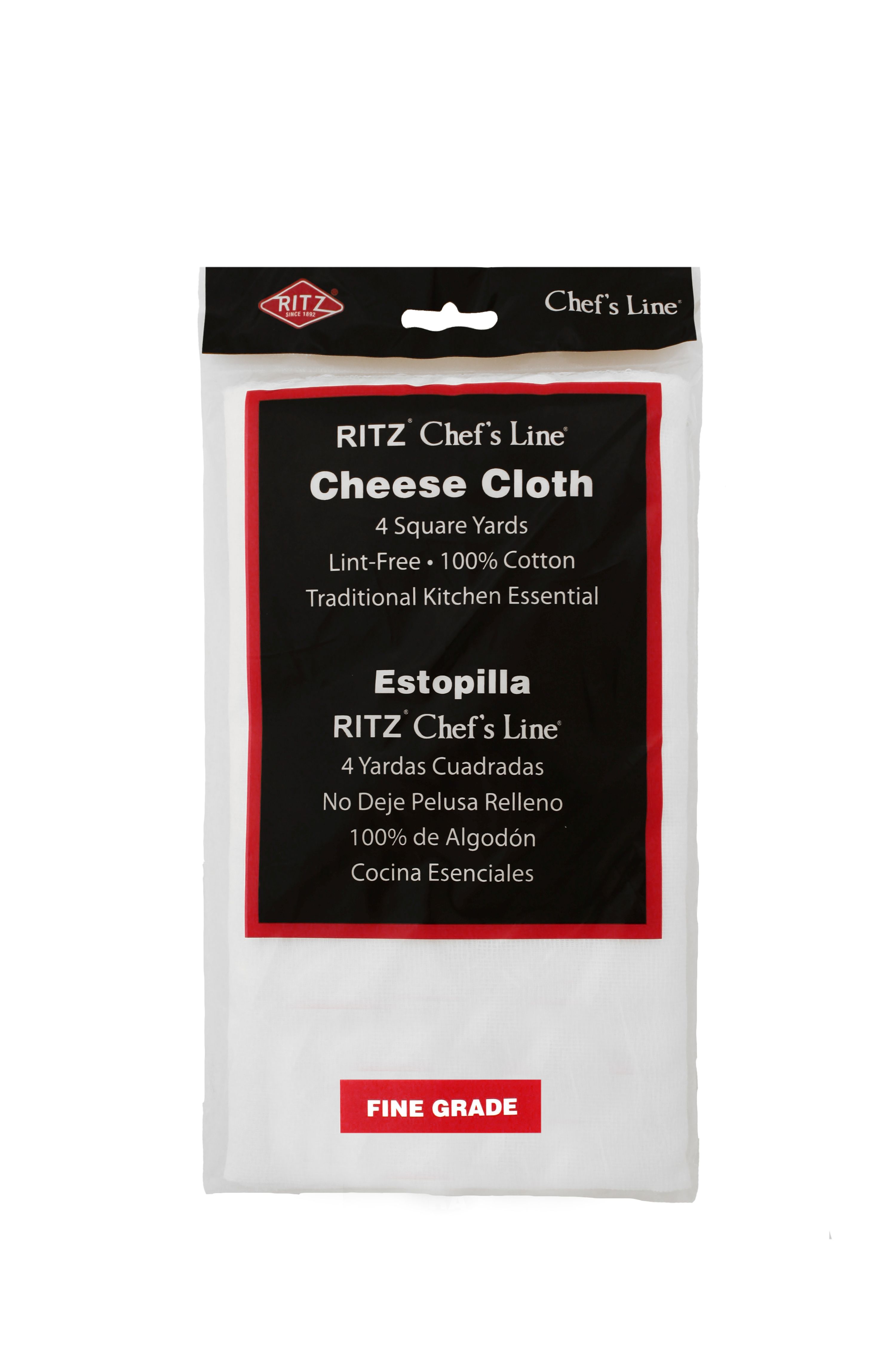 John Ritzenthaler 80 Yard Fine Cheese Cloth, 10 Count