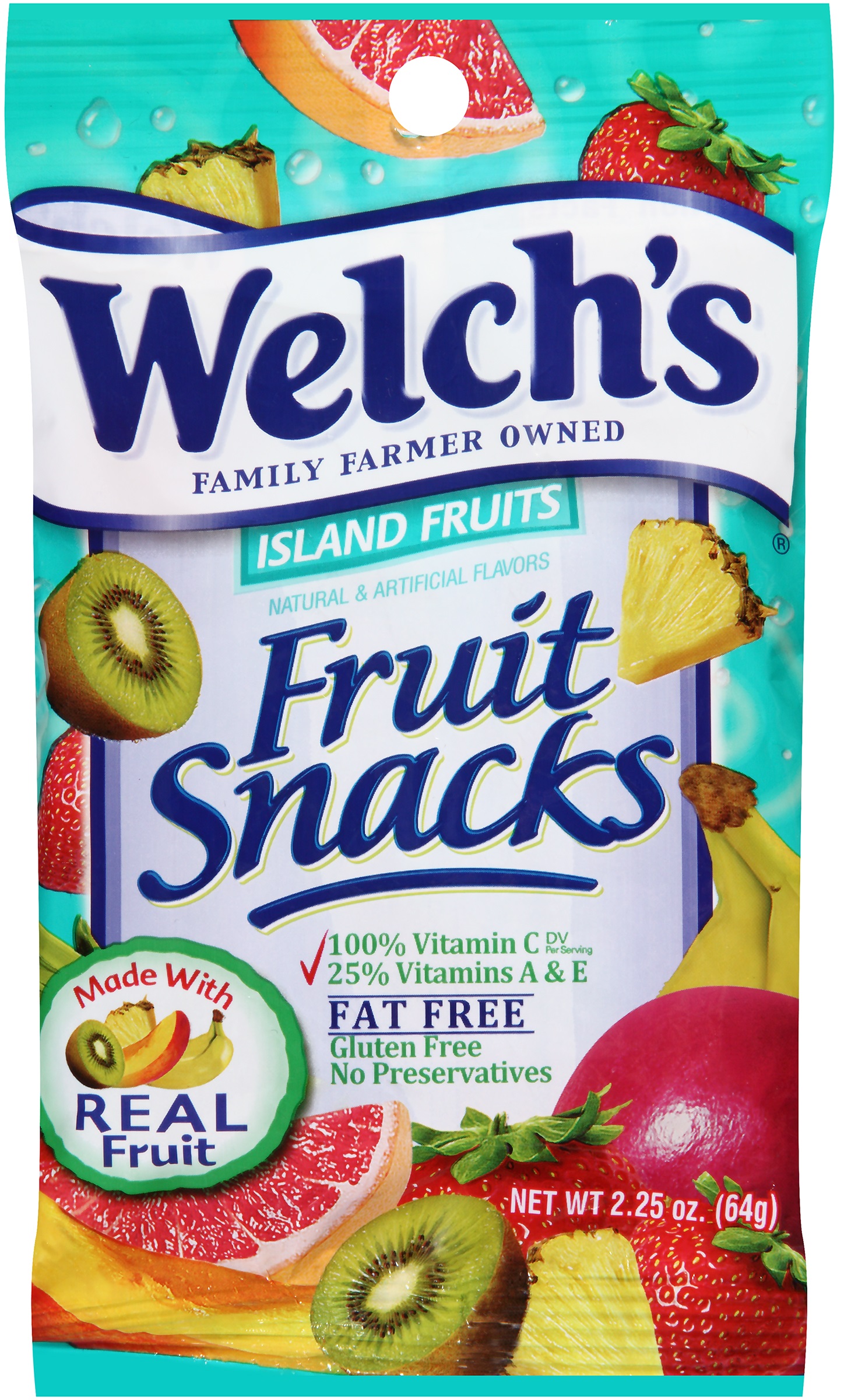 Welch's Island Fruit Snacks, 2.25 Ounce -- 48 Per Case