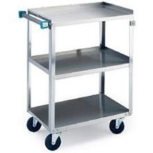 Lakeside Stainless Steel Medium Duty Traditional Series Utility Cart With 3 Shelves, 16 3/4 X 27 5/8 X 33 3/8 Inch