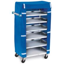 Lakeside Stainless Steel Economy Late Tray Delivery/pick Up Cart With Cover, 18 3/8 X 30 3/4 X 46 Inch