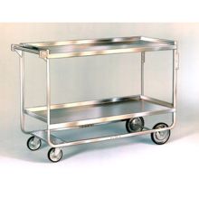 Lakeside Stainless Steel Heavy Duty Traditional Utility Cart With 2 Shelves, 22 3/8 X 54 5/8 X 37 Inch