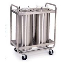 Lakeside Stainless Steel 4 Stack Non Heated Adjust A Fit Open Tubular Frame Plate Dispenser, 4 1/4 To 71/2 Inch Accommodate Plate Size