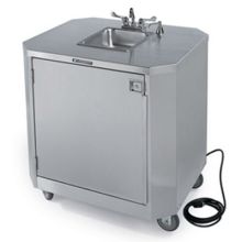 Lakeside Stainless Steel Mobile Hand Washing Station, 32 1/2 X 38 1/2 X 45 Inch