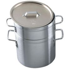 Alegacy Eagleware Professional 8 Gauge Aluminum Double Boiler With Lid, 12 Quart