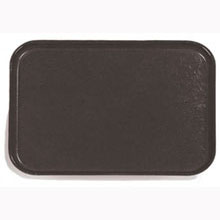 Carlisle Black Glasteel Solid Color Rectangular Fiberglass Tray 12 X 16 Inch -- 12 Per Case