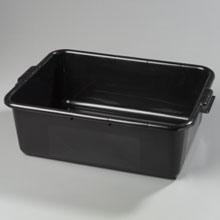 Carlisle Black Bus Box 15 X 20 X 7 Inch Deep -- 12 Per Case