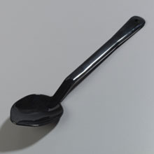 Carlisle Black Solid Serving Spoon 13 Inch -- 12 Per Case