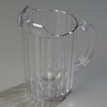 Carlisle 48 Ounce Clear Polycarbonate Pitcher -- 6 Per Case