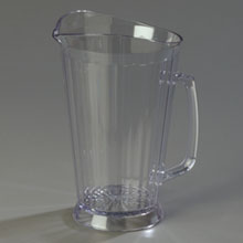 Carlisle 60 Ounce Crystalite Clear Polycarbonate Pitcher -- 6 Per Case