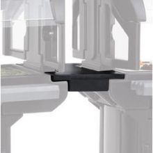 Cambro Black Straight Connector For Food Bar To Food Bar, 27 X 19 X 4 1/4 Inch
