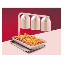 Nemco Food Equipment Freestanding Infrared Three Bulb Warmer, 14 x 29.25 x 26.75 inch.