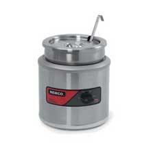 Nemco Food Equipment Round Countertop Warmer, 11 Quart.