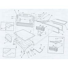 Vollrath Lincoln Pusher Head, Finger And Spacer Only, 3/16 And 3/8 Inch