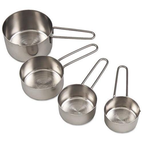 Alegacy Stainless Steel Long Wire Handle Measuring Cup Set