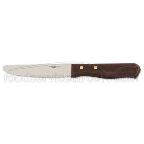 Alegacy Rounded Tip Jumbo Steak Knife, 5 Inch Blade Length -- 12 Per Case