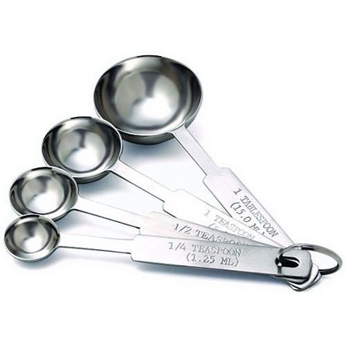Alegacy Stainless Steel Blister Card Measuring Spoon Set