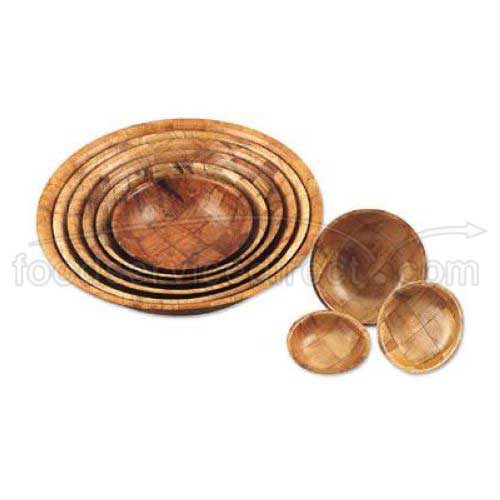 Alegacy Woven Wood Salad Bowl, 5 1/2 Inch Diameter -- 12 Per Case