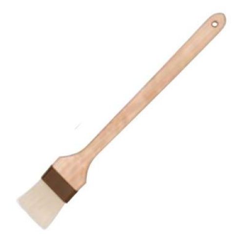 Alegacy Boar Hair Angled Pastry Brush, 2 inch.