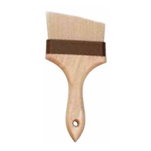 Alegacy Boar Hair Angled Pastry Brush, 4 inch.
