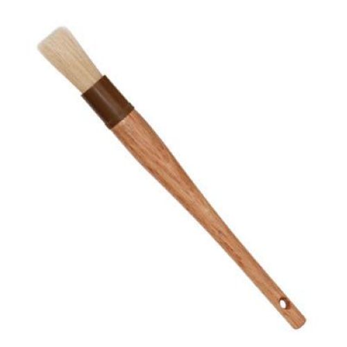 Alegacy Boar Hair Round Pastry Brush, 1 Inch Diameter