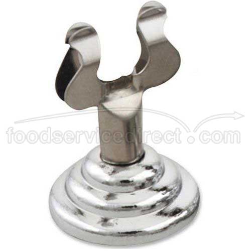 Alegacy Chrome Plated Menu and Card Holder, 1 1/2 inch -- 12 per case.