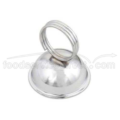 Alegacy Nickel Plated Menu and Card Holder, 2 1/2 inch -- 12 per case.