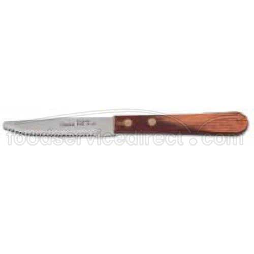 Alegacy Hollow Ground Steak Knife With Pakkawood Handle, 3 1/2 Inch Blade Length -- 12 Per Case