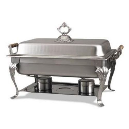 Alegacy Cordiale Stainless Steel Deluxe Full Size Chafer, 26 X 14 X 16 1/4 Inch