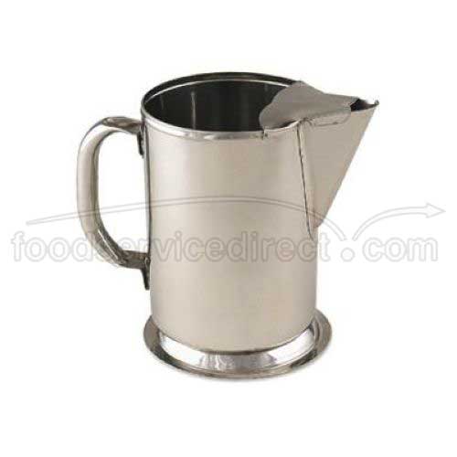 Alegacy 18/8 Stainless Steel Water Pitcher With Ice Guard, 64 Ounce