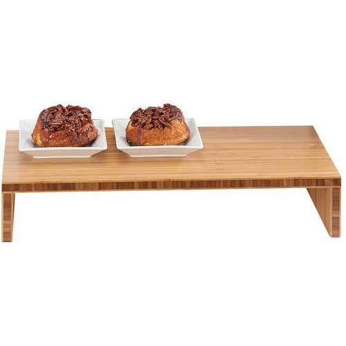 One Step Deli Riser Cal Mil Bamboo Stair Step Riser, 20 x 10 x 4 inch. | FoodServiceDirect ...