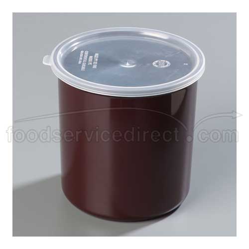 Carlisle Brown Heavy Weight Classic Crock With Lid 2.7 Quart