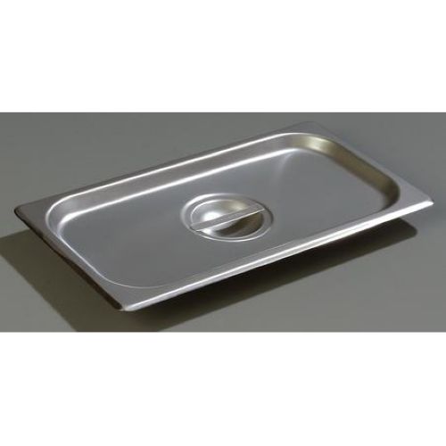 Carlisle Durapan 18-8 Stainless Steel One Third Size Solid Cover Only