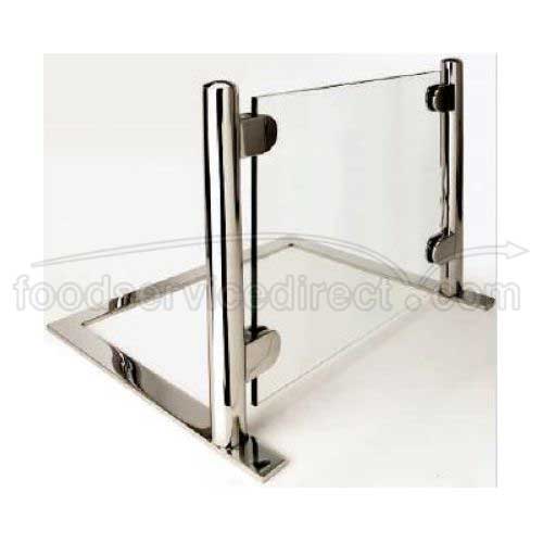 Eastern Tabletop Heavy Duty Portable Glass Sneeze Guard, 35 X 25 X 20 Inch