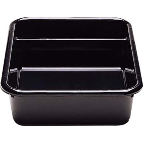 カロリーコントロールプラス　2箱 Cambro Poly Cambox Black 16 x 21 inch Two Compartment Bus