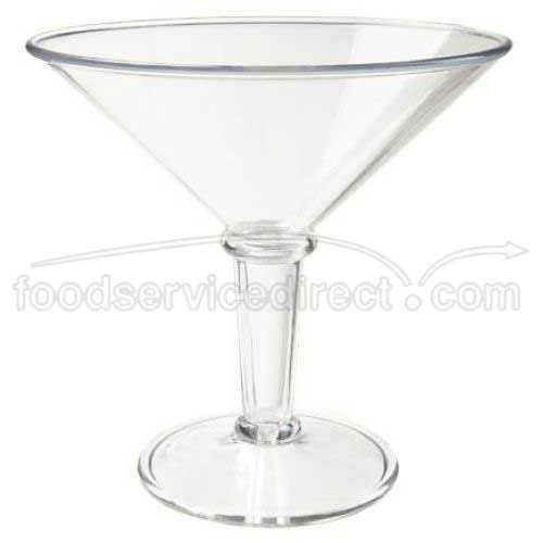 Get Enterprises Inc Styrene Acrylonitrile Stemware Super Martini, 48 Ounce -- 3 Per Case