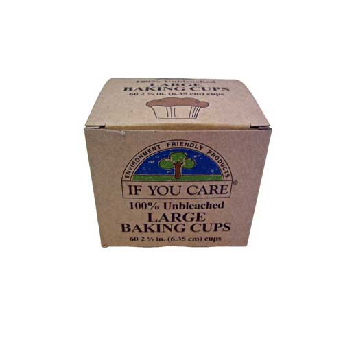 If You Care Brown Unbleached Large Baking Cup, 2.5 Inch -- 24 Per Case