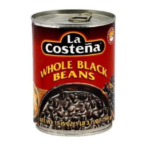 La Costena Whole Black Beans, 19.75 Ounce -- 12 Per Case