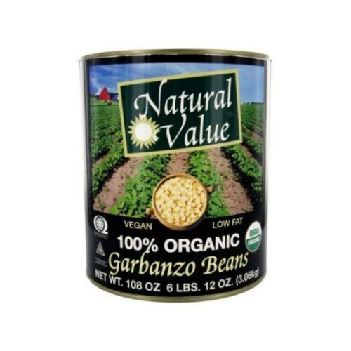Natural Value Garbanzo Beans, 108 Ounce -- 6 Per Case