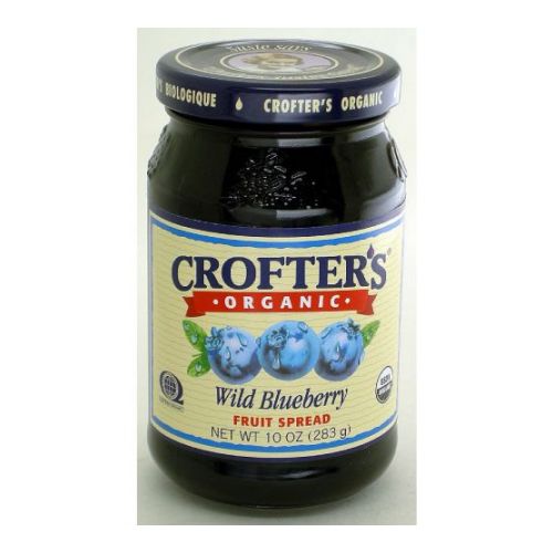 Crofters Organic Wild Blueberry Fruit Spread, 10 Ounce -- 6 per case.